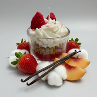 Midnight Strawberry Petite Candle