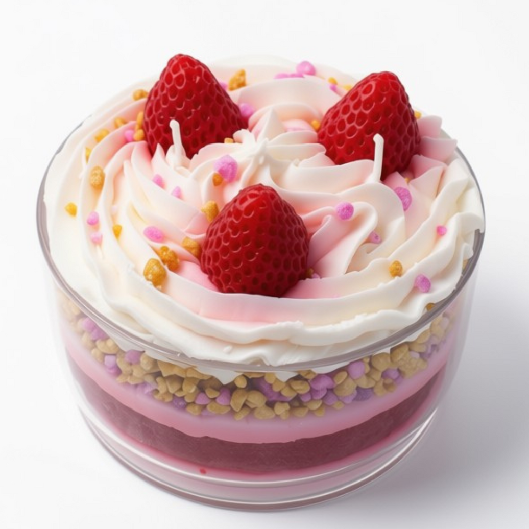 Midnight Strawberry Candle