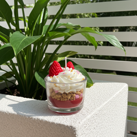 Midnight Strawberry Petite Candle